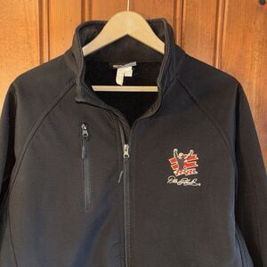 Y2K Dale Earnhardt 3 Fleece Lined Jacket‎ Mens XL Nascar Racing Full Zip Pockets